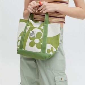 Urban Outfitters BDG Green Floral Tote Bag